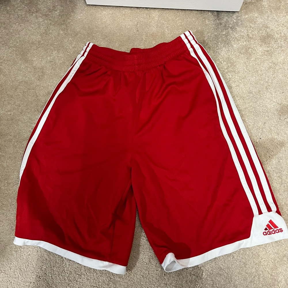 Adidas Red Athletic Shorts
